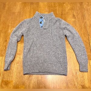 Boys Cat & Jack Gray Sweater Size S 6/7
